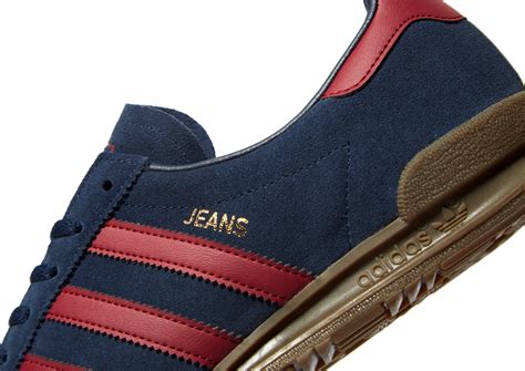 adidas Originals Denim Jeans in Navy/Burgundy (Blue) for Men - Lyst