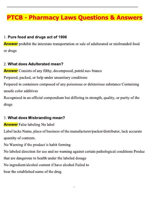 2025 PTCB - Pharmacy Laws (Latest 2025 / 2026 Update) Questions and