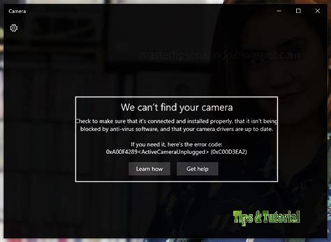 Memperbaiki Error We Cant Find Your Camera Dengan Error Code