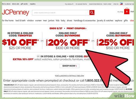 How to Get JCPenney Coupons: 9 Steps (with Pictures) - wikiHow