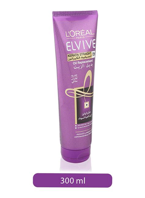 L Oréal Paris Elvive Keratin Straight Conditioner 400 Ml