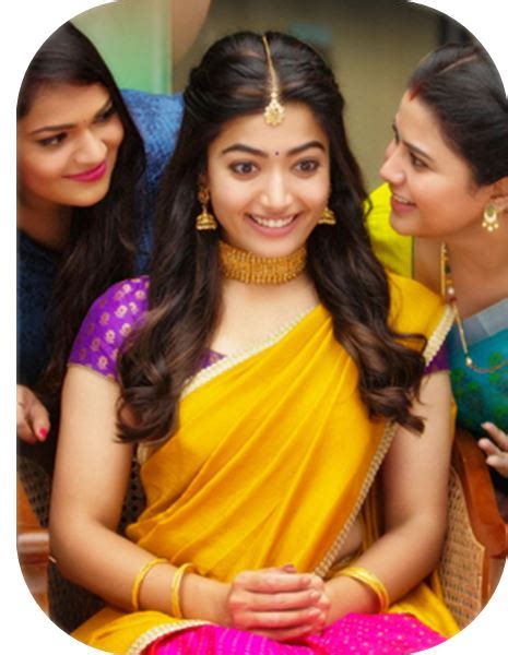 Rashmika Mandanna In Sarileru Neekevvaru Movie Half Saree Photos In