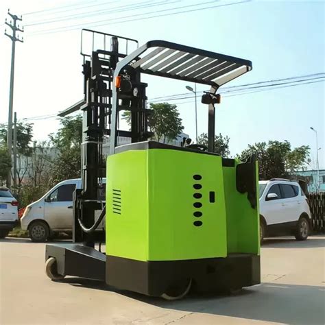 Ton Electric Way Pallet Reach Stacker Vna Forklift Truck With