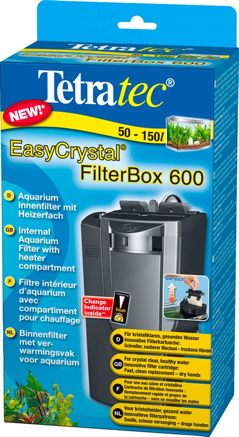 Tetra Easycrystal Filterbox Filtre Interne Avec Compartiment De