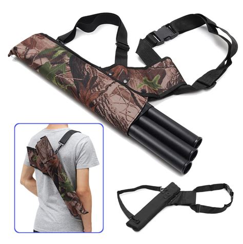 Quivers 3 Tubes Archery Arrow Quiver Hip Waist Bag Holder Belt Strap