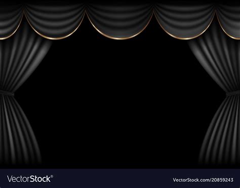 Background curtain stage Royalty Free Vector Image