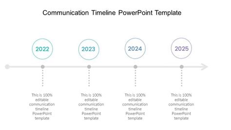 Communication Timeline PowerPoint Template PPTUniverse