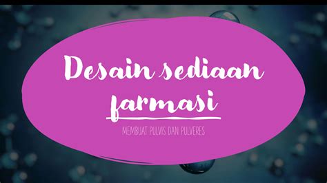 Solution Desain Sediaan Farmasi Studypool