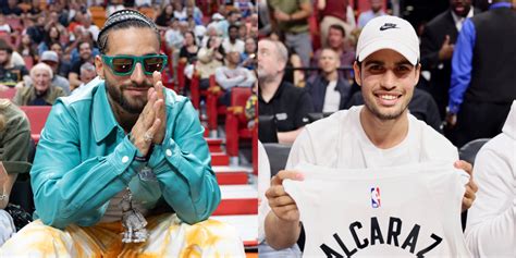 Maluma & Carlos Alcaraz Bring the Heat to Miami Basketball Game ...