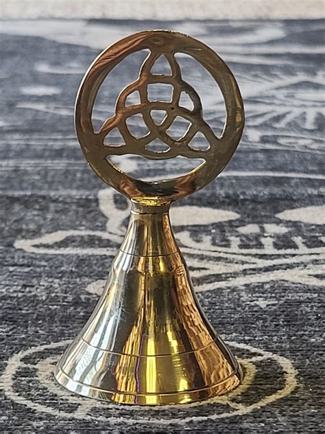 Triquetra Brass Altar Bell Maeva S Cottage