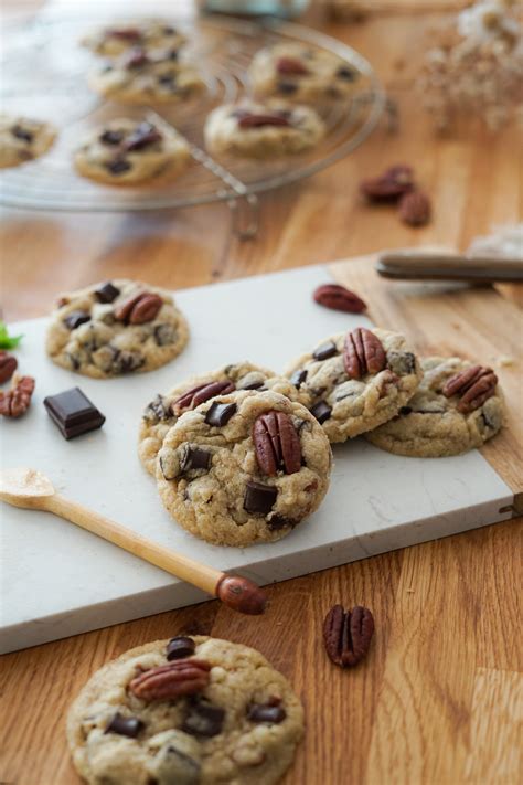 Cookies sans oeuf chocolat noix de pécan Les Pépites de Noisette