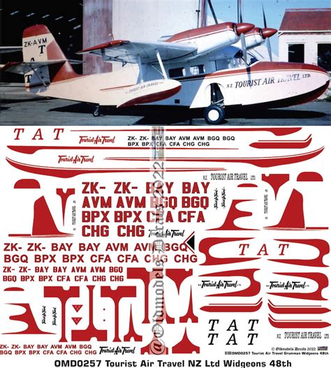 Omd0257 Grumman Widgeon Tourist Air Travel Tat 148th Scale 3500 Jays Hobby Products