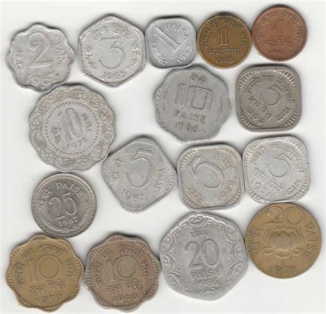 16 different India old coins Coin Collection for School project works ...