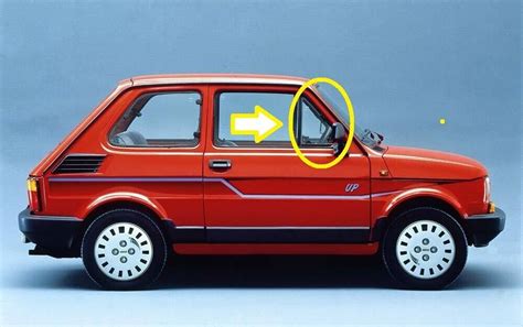 Fiat 126 Vetro Angolare Anteriore Destro Apribile Marchiato BESPO