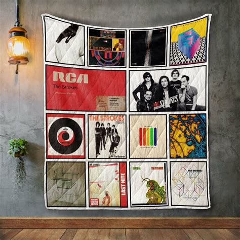 The Strokes Album Covers Quilt Blanket Dreamrooma