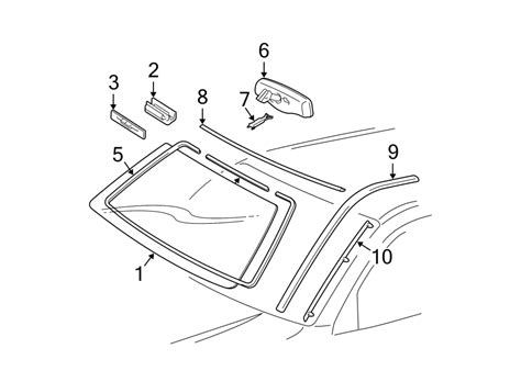 Toyota 4runner Windshield Molding Side 7553335041 Scarborough