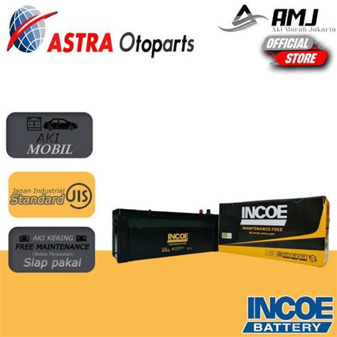 Jual Aki Genset INCOE MF Astra N100 95E41R Aki Kering 12V 100Ah