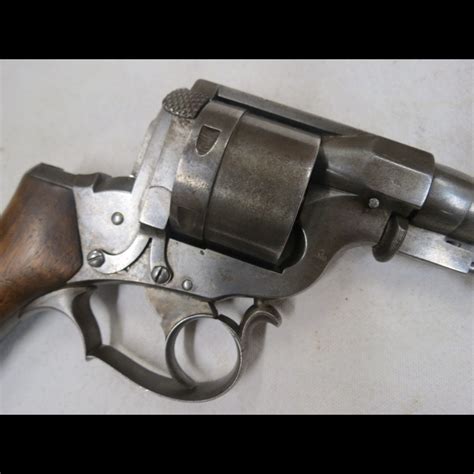 Superbe Et Rare Revolver Perrin Modèle 1865 Calibre 11 Mm Catégorie D2