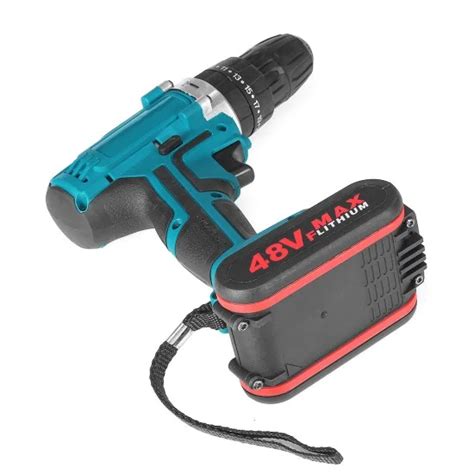 V Speed Power Drills Cordless Electric Drill Mah Torque