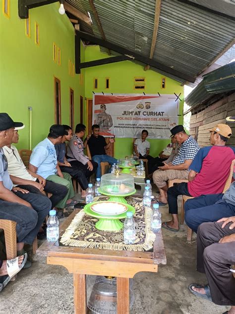 Ngopi Bersama Dibalut Jumat Curhat Polsek Mowila Jawab Setiap Keluhan