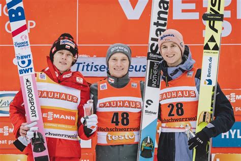 FIS Anze Lanisek Wins First Competition In Titisee Neustadt