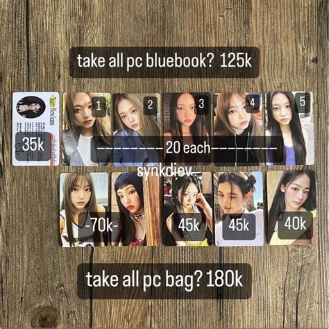 Jual Ready Newjeans Photocard Haerin Hyein Minji Hanni Danielle