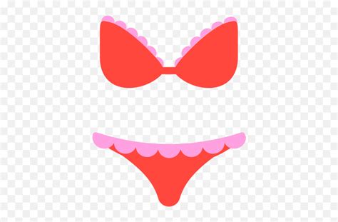 Bikini Emoji Emoji De Lingerie Swimsuit Emoji Free Transparent