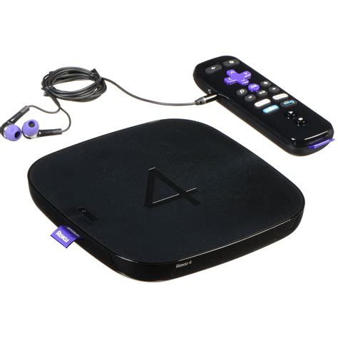 Roku 4 Streaming Media Player (4K/UHD) 4400R B&H Photo Video