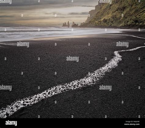 Iceland, Reynisfjara Beach Stock Photo - Alamy