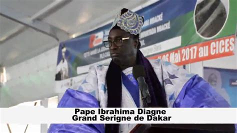 Pape Ibrahima Diagne Grand Serigne De Dakar à Ses Vérités Youtube