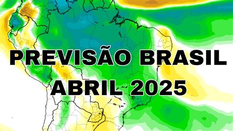 Previsão Do Tempo Abril 2025 Rj - Previsão do tempo no Brasil ABRIL de 2025 (anomalia de precipitação (mm ...