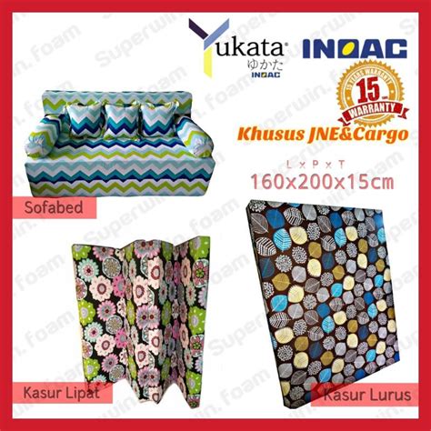 Jual 160x200x15cm Kasur Busa Inoac Yukata Garansi 15th Khusus JNE