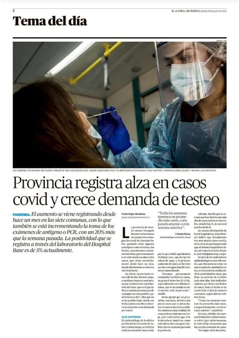 Seremi Salud Los Lagos On Twitter Prensa En Su Edici N De Este