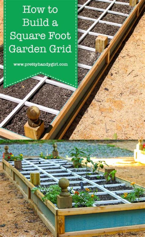 How To Build A Square Foot Gardening Grid That Won T Rot Pretty Handy Girl