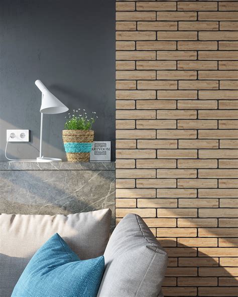 Brick Wall Panels Wood Panel Accent Wall Stone Brick - Etsy Canada