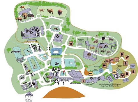 Birmingham Zoo Map