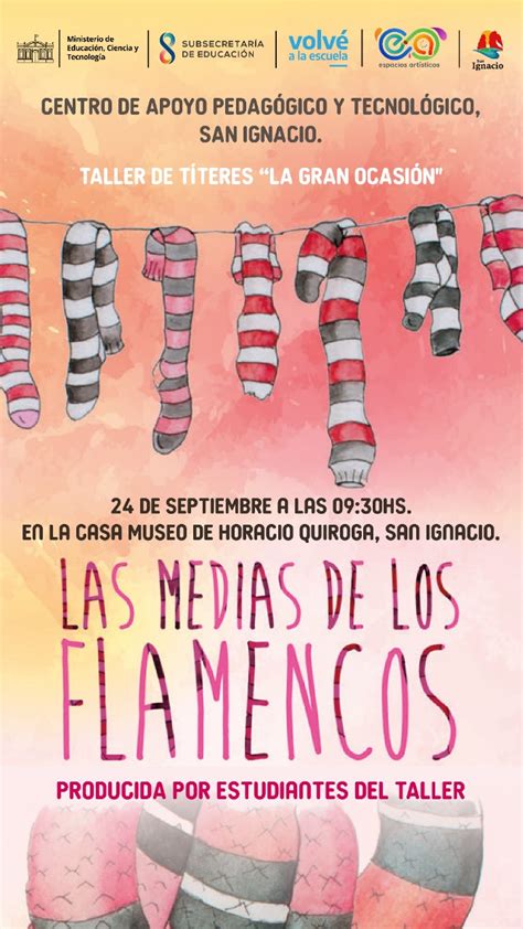 Estudiantes presentarán la obra teatral Las medias de los flamencos