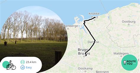 Knokke Brugge Recreatieve Fietsroute Routeyou