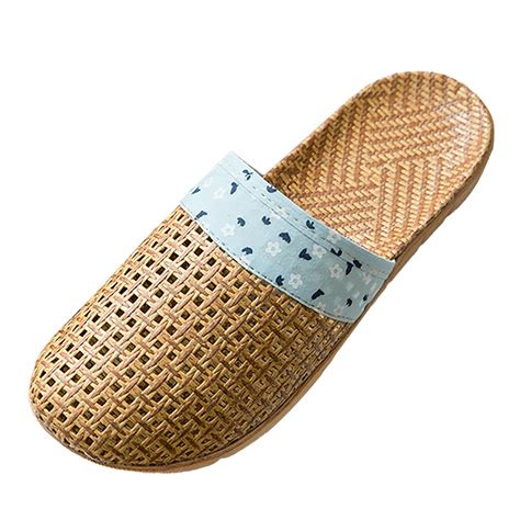 Yuhaotin Open Toe Slippers For Women Orthotic Home Indoor Cover Toe Couples Home Linen Slippers