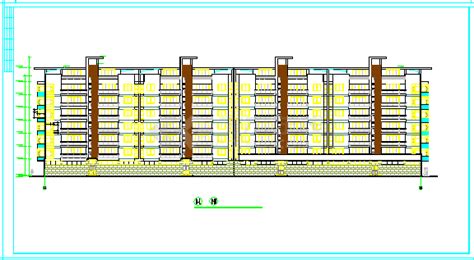 上海 某小高层建筑设计全套cad图纸土木在线