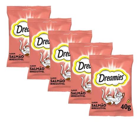 Petisco Dreamies Para Gatos Adultos Sabor Salm O G Mercadolivre