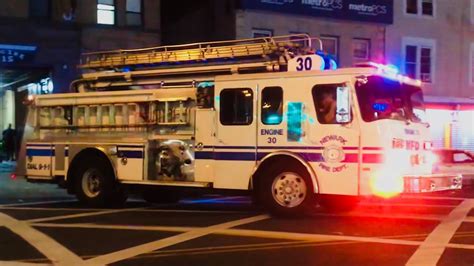 NEWARK FIRE DEPARTMENT ENGINE 15 USING SPARE ENGINE 30 RESPONDING