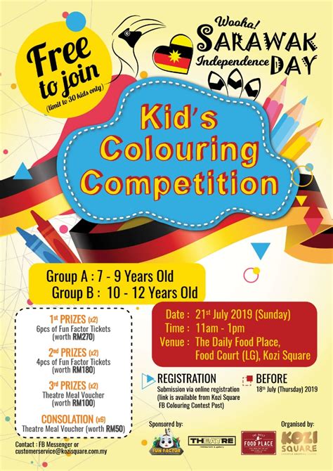 Kid's Colouring Competition - KOZI Square Kuching Shopping Centre