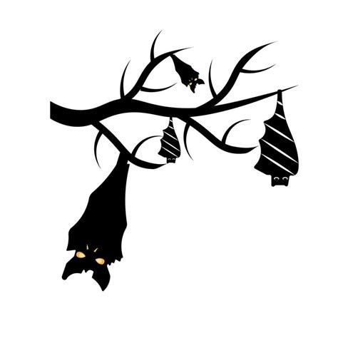 Halloween Bat With Tree Clipart Vector 26526021 Vector Art at Vecteezy