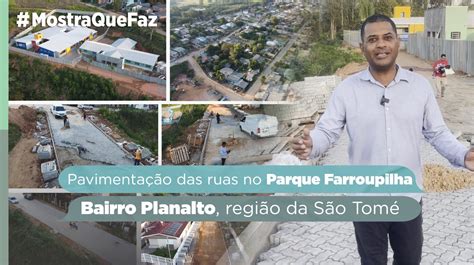 Concluído Pavimentação De Seis Ruas No Parque Farroupilha Bairro