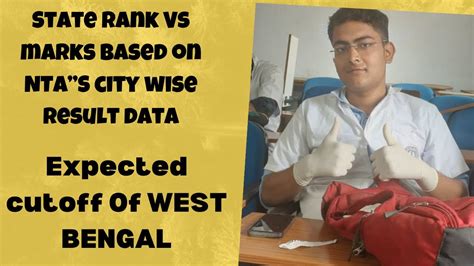 Expected Cutoff Of West Bengal Neet 2024expected State Rank Vs Marks Youtube