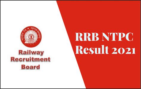 Railway NTPC Result 2022 RRB NTPC CBT 1st Result Released