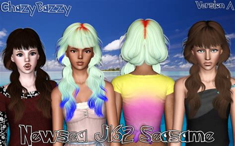 Newsea`s J162 Seasame Hairstyle Retextured The Sims 3 Catalog