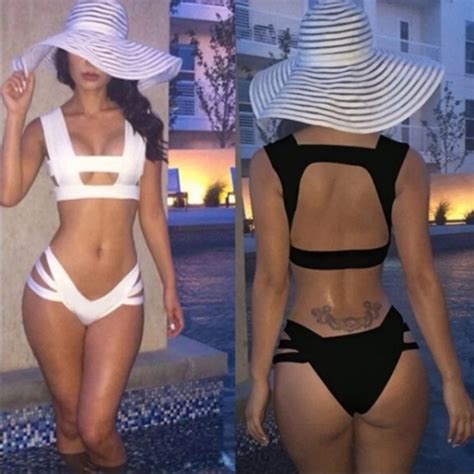 Swim Sexy White Brazilian Bikini Set New Poshmark