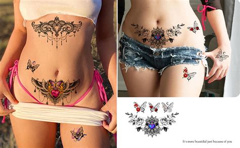 Roarhowl Kit De Tatouage Sexy Pour Femme Le Tatouage Sexy D Une Femme